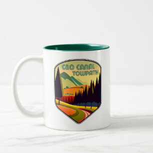 C&O Canal Towpath Colours Two-Tone Coffee Mug