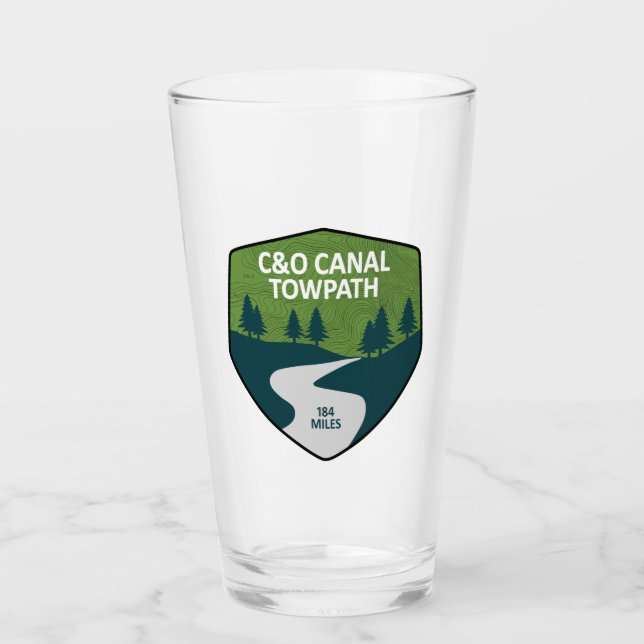 C&O Canal Towpath Glass (Front)