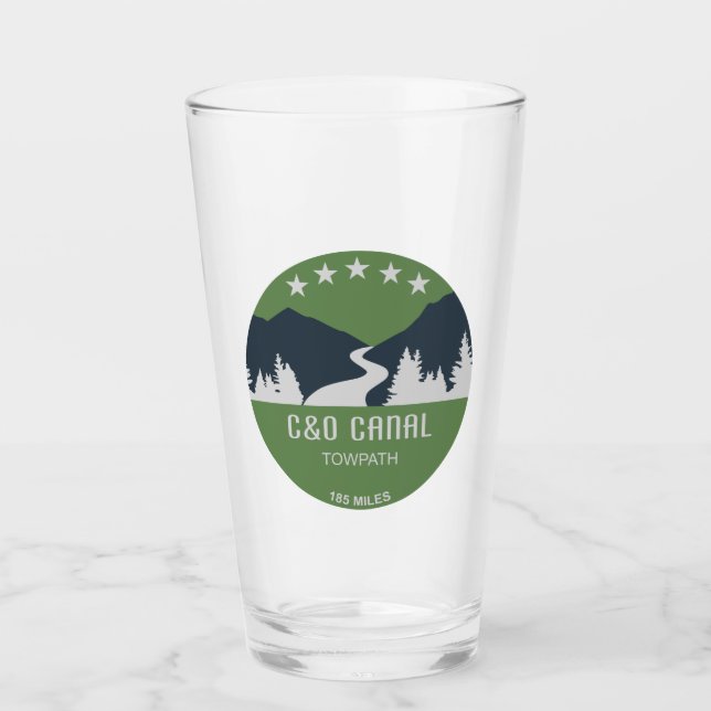 C&O Canal Towpath Glass (Front)