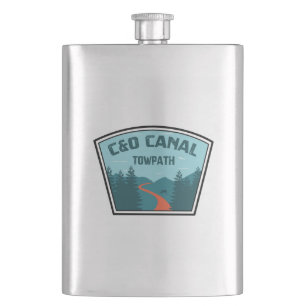 C&O Canal Towpath Hip Flask