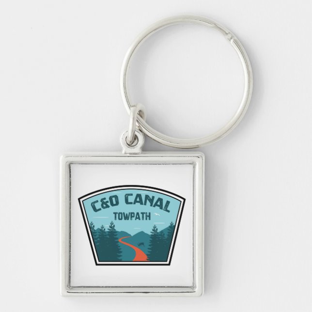 C&O Canal Towpath Keychain (Front)
