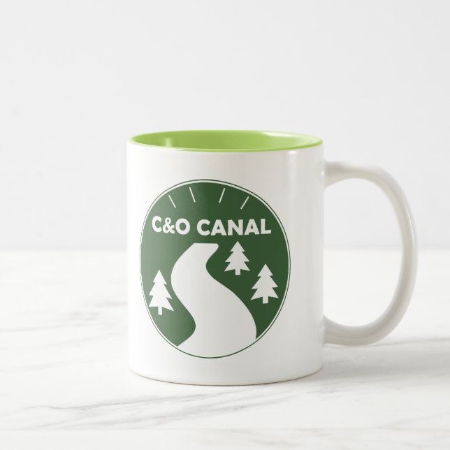 C&O Canal Towpath Two-Tone Coffee Mug (Right)