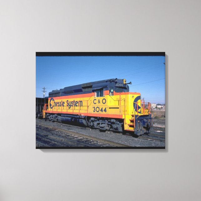 C&O EMD GP-30 #3044_Trains Canvas Print (Front)