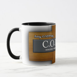 C.O.F.F.E.E. ❤ Mug Art Christian Heart Acronym