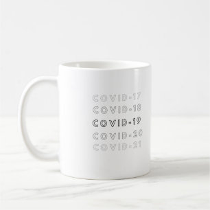 c o v i d coffee mug
