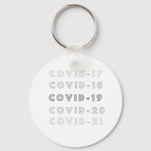 c o v i d keychain