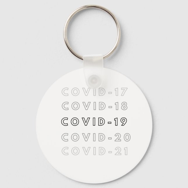 c o v i d keychain (Front)