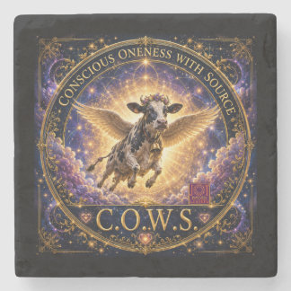 C.O.W.S. Marble Coaster