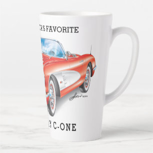  C-ONE AUTOMOBILE ART LATTE MUG