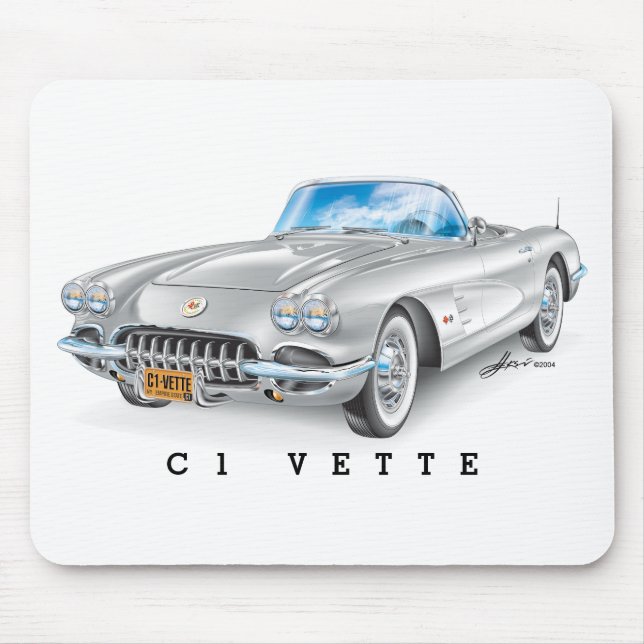 C-ONE AUTOMOBILE ART MOUSE PAD (Front)