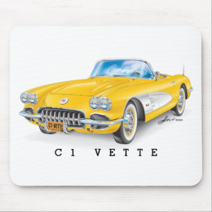 C-ONE AUTOMOBILE ART MOUSE PAD