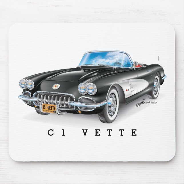 C-ONE AUTOMOBILE ART MOUSE PAD (Front)