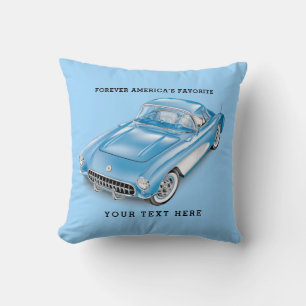 C-ONE AUTOMOBILE ART THROW PILLOW