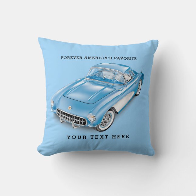 C-ONE AUTOMOBILE ART THROW PILLOW (Front)