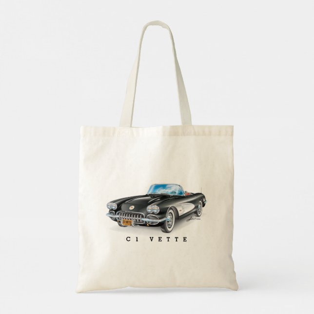 C-ONE AUTOMOBILE ART TOTE BAG (Back)