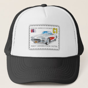 C-ONE AUTOMOBILE ART TRUCKER HAT