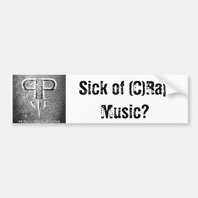 (C)Rap Bumper Sticker (Front)