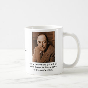 C.S. Lewis: Aim at Heaven Coffee Mug