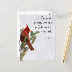 C.S. Lewis Citation Carte postale