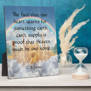 C S Lewis Quote Plaque