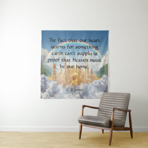 C S Lewis Quote Tapestry