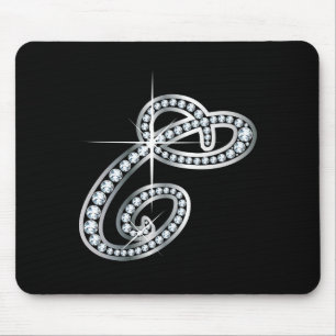 C Script "Diamond Bling" Mouse Pad