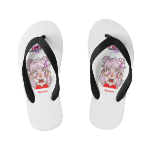 C.U.T.E.  Japanese Anime Kid's Flip Flops