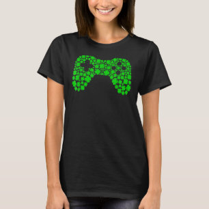 C Video Game Controllers St Patrick's Day Boys Gam T-Shirt