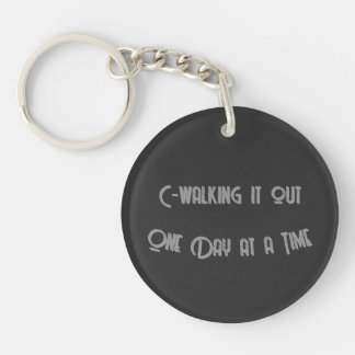 C Walking it Out Keychain