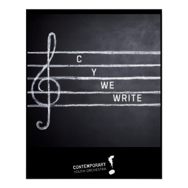 C Y We Write Poster (Front)