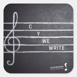 C Y We Write Sticker