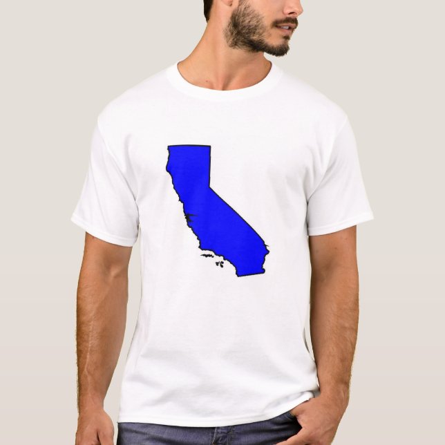 CA Blue State T-Shirt (Front)