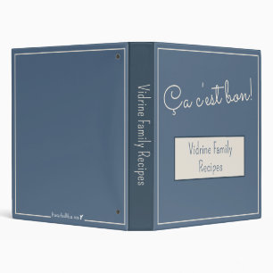 Ça c'est bon Recipe Binder