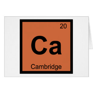 Ca - Chimie de la ville de Cambridge Tableau pério