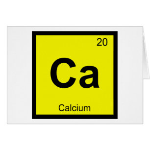 Ca - Chimie du Calcium Symbole du Tableau Périodiq