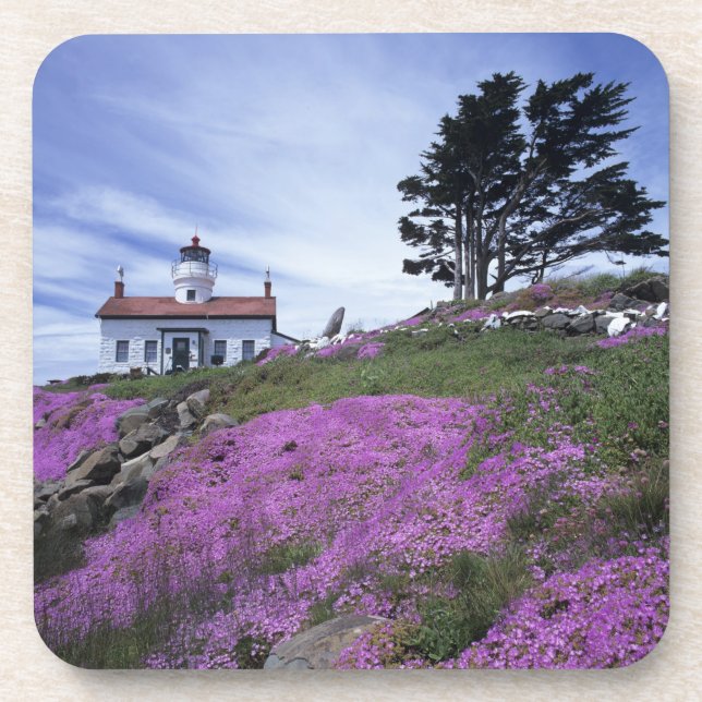 CA, Crescent City, Battery Point lighthouse with Coaster (Front)