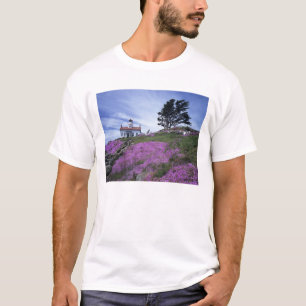 CA, Crescent City, Battery Point lighthouse with T-Shirt