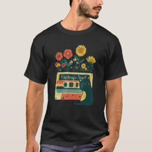 Ca for Lady Retro Soul Flowers Wildflower T-Shirt