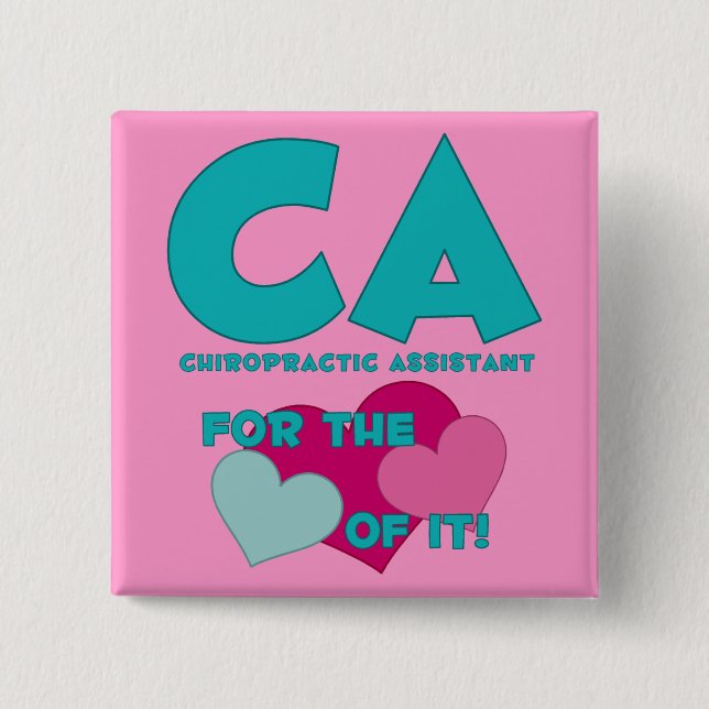 CA For The Love of It Button (Front)