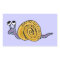CA- Funny Cartoon Snail Oval Stickers