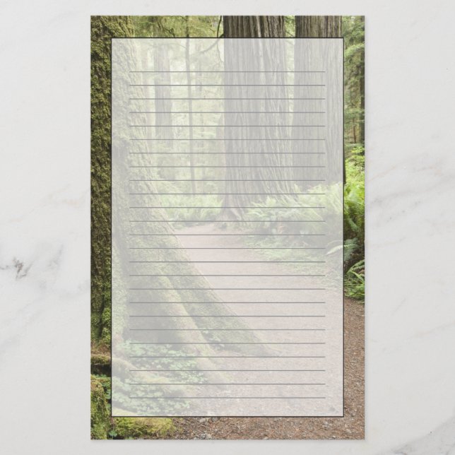 CA, Jedediah Smith State Park, Simpson-Reed Stationery (Front)