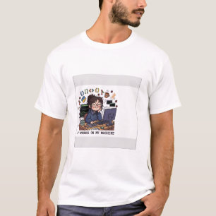 ÇA MARCHE SUR MA MACHINE - T-Shirt Drôle pour Prog