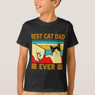 Ca Men Cat Dad Ever Funny Cat Lover Gift  T-Shirt