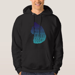 Ca Only Talking To My Cat Cool Cat Hoodie