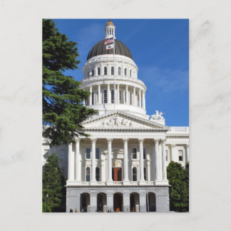 CA state capitol building - Sacramento Postcard