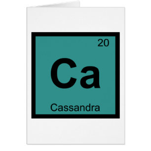 Ca - Table périodique de chimie grecque Cassandre