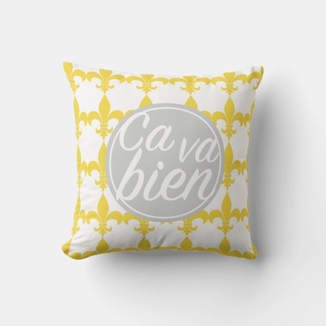 "Ca va bien" le coussin (Recto)