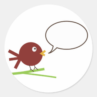 Ça va être OK Stickers ronds BLANCS
