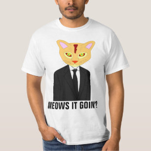 Ça va miauler ? T-shirt Chat Orange