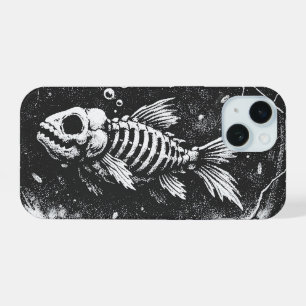 "Ça va super" - Poisson rouge squelette par BurnsI